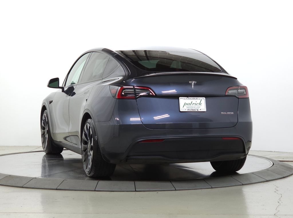 Used 2023 Midnight Silver Metallic Tesla Performance image 6