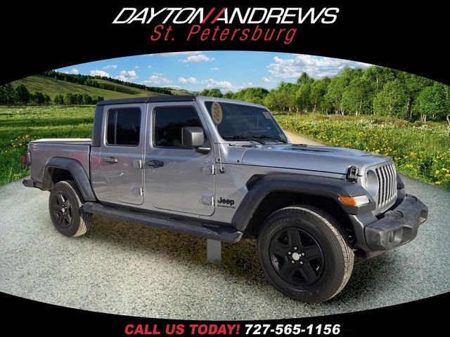 Used 2020 Silver Jeep Sport image 1