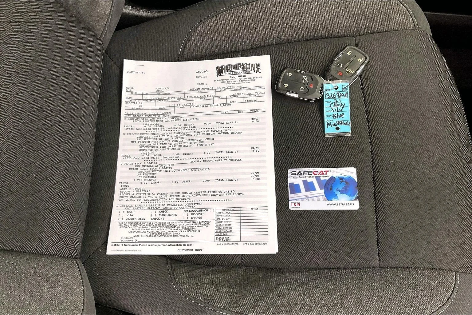 Used 2021 Northsky Blue Metallic Chevrolet RST image 11