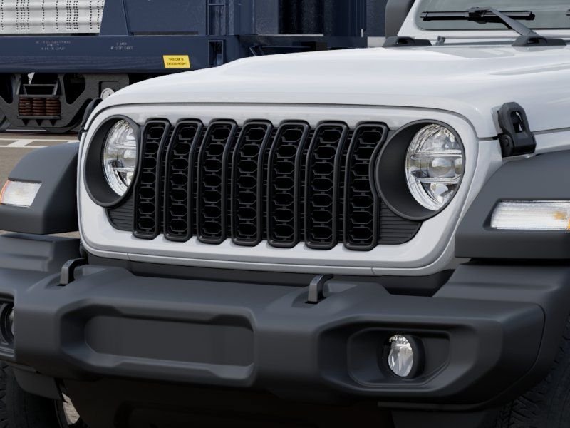 New 2026 Bright White Clear-Coat Exterior Paint Jeep Sport S image 11