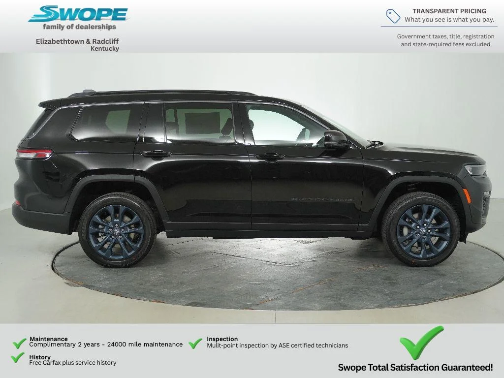 New 2026 Diamond Black Crystal Pearl-Coat Exterior Paint Jeep 85th Anniversary Edition image 2