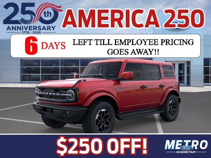 New 2026 Ruby Red Metallic Tinted Clearcoat Ford Outer Banks image 2