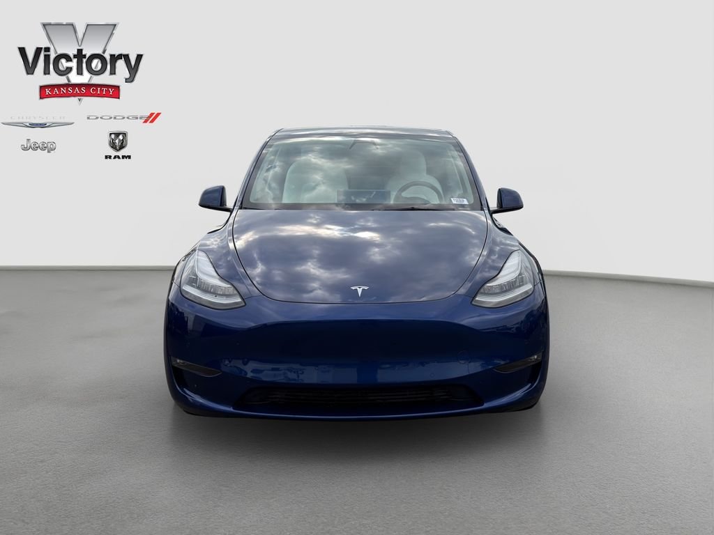 Used 2021 Tesla Model Y Long Range with VIN 5YJYGDEE4MF141610 for sale in Kansas City, KS
