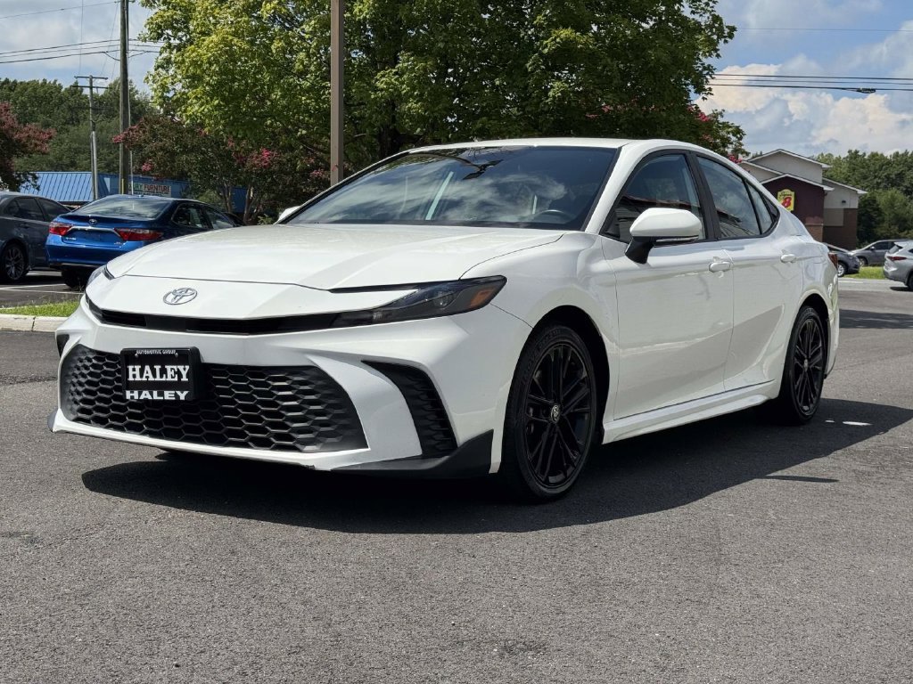 Used 2025 White Toyota SE image 24