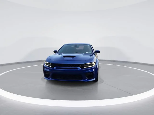 Used 2021 Blue Dodge R/T Scat Pack Widebody image 3
