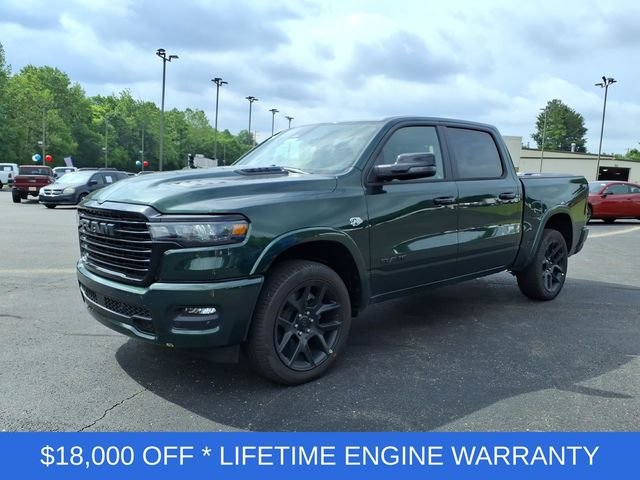 New 2026 Serrano-Green Metallic Exterior Paint RAM Laramie image 3