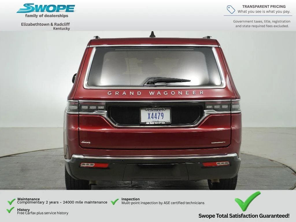Used 2024 Velvet Red Pearlcoat Jeep Series III image 4