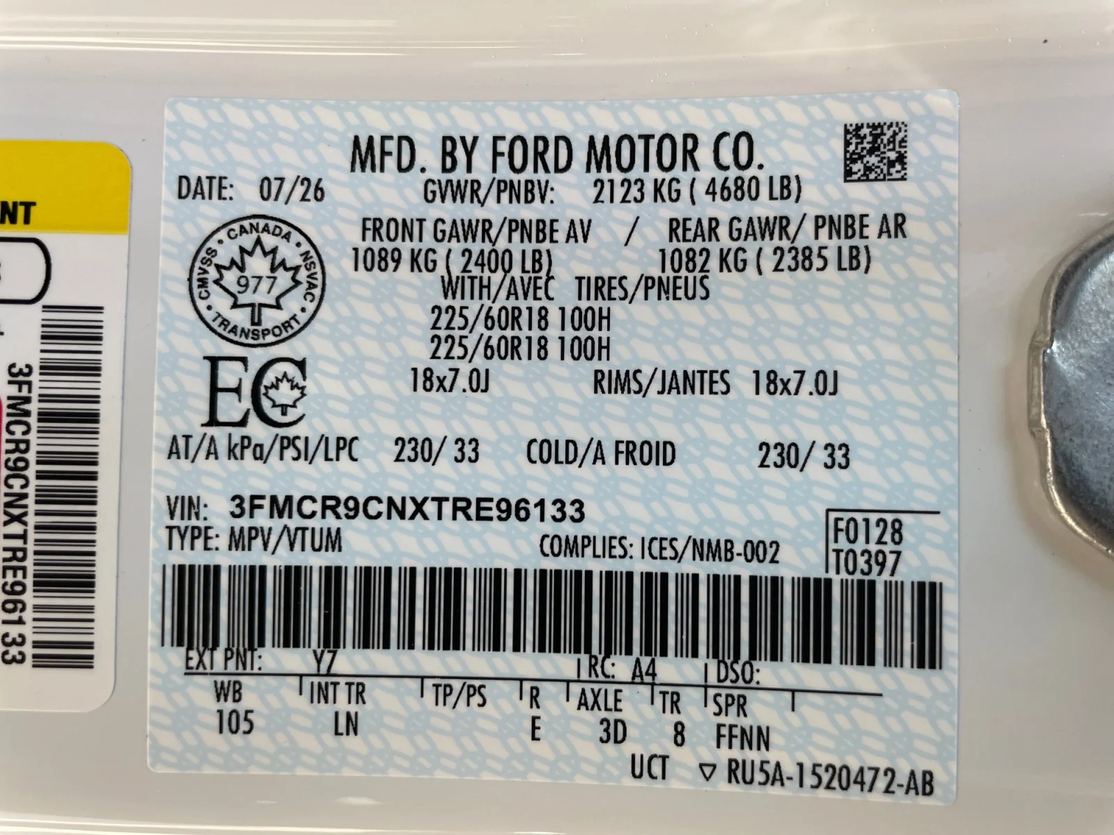 New 2026 Oxford White Ford Outer Banks image 22