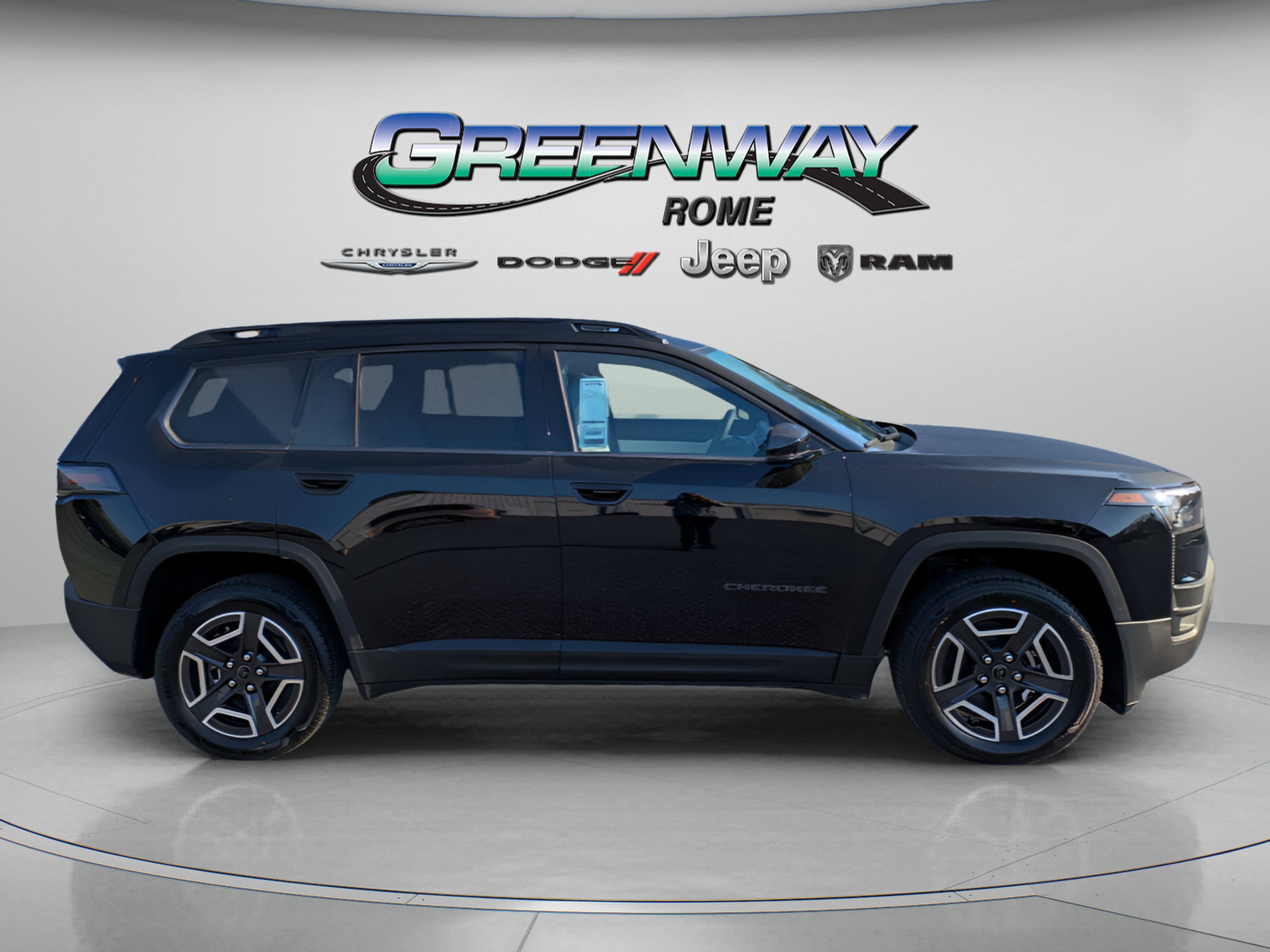 New 2026 Diamond Black Crystal Pearlcoat Jeep Limited image 3