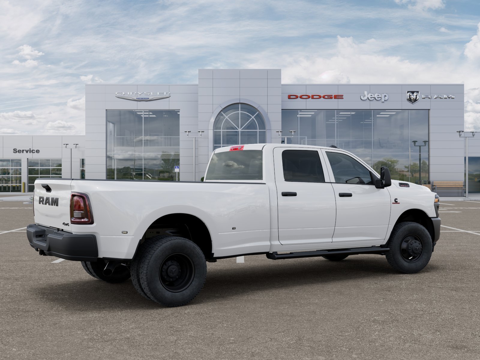New 2026 Bright White Clear-Coat Exterior Paint RAM Tradesman image 41