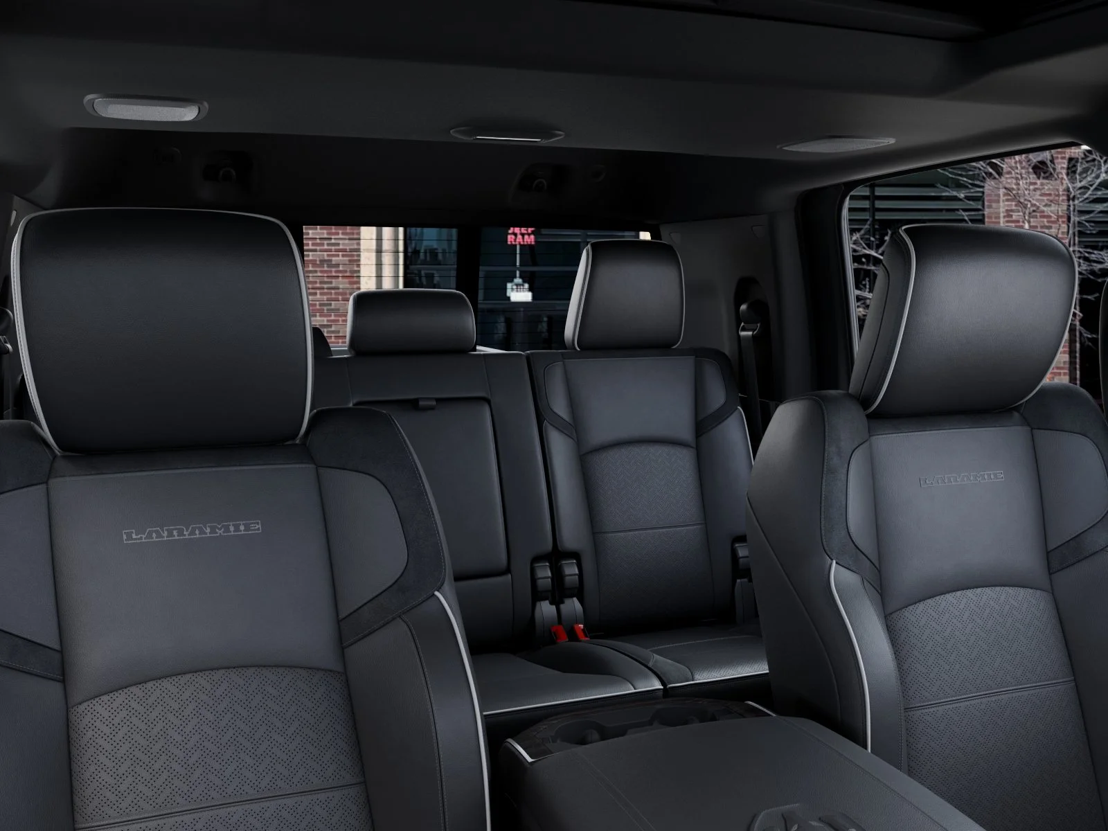 New 2026 Diamond Black Crystal Pearl-Coat Exterior Paint RAM Laramie image 52