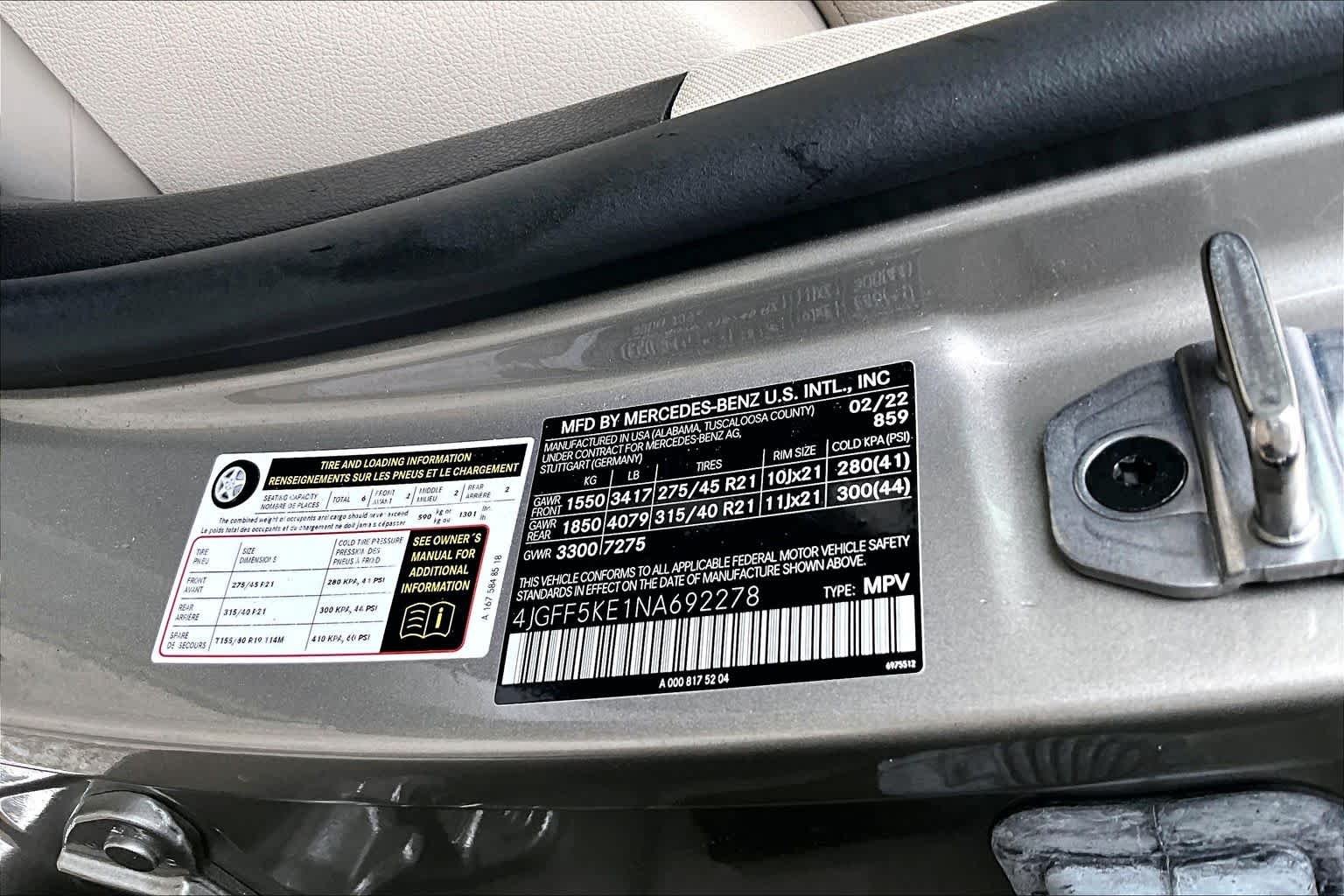 Used 2022 Mojave Silver Metallic Mercedes-Benz GLS 450 image 35