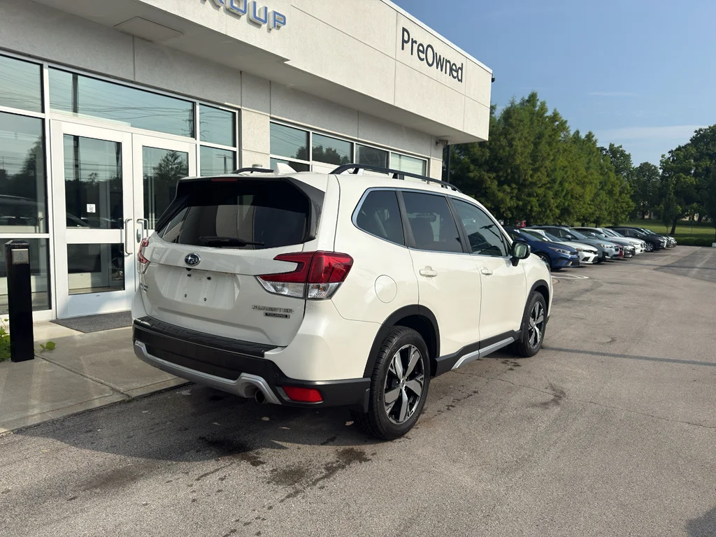 Used 2021 Crystal White Pearl Subaru Touring image 3