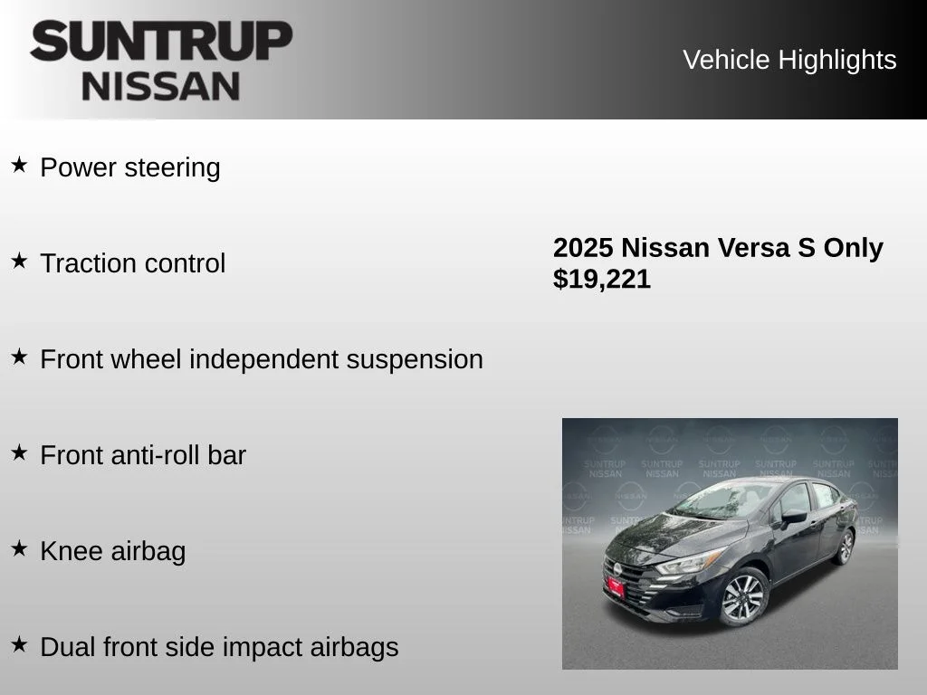 2025 Nissan Versa Sedan S - Photo 16