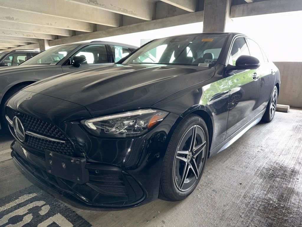 Certified Used 2023 Black Mercedes-Benz C 300 image 1
