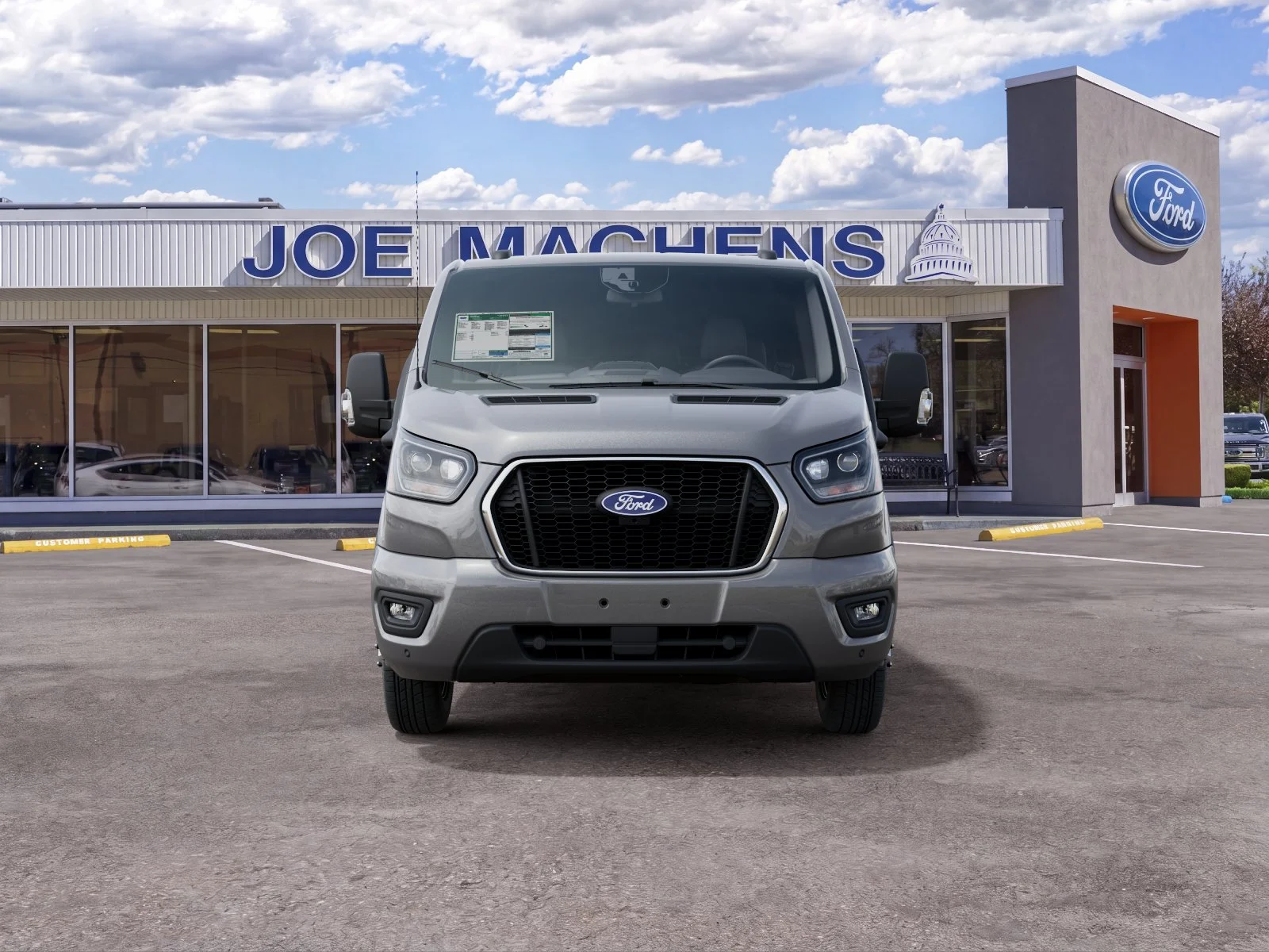 New 2027 Carbonized Gray Metallic Ford Passenger Van XLT image 7