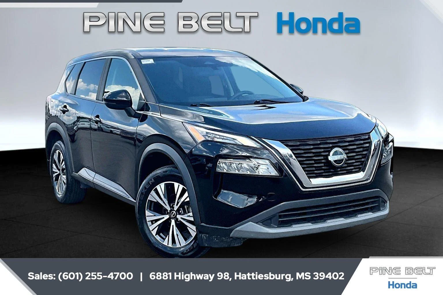 Used 2023 Super Black Nissan SV image 1