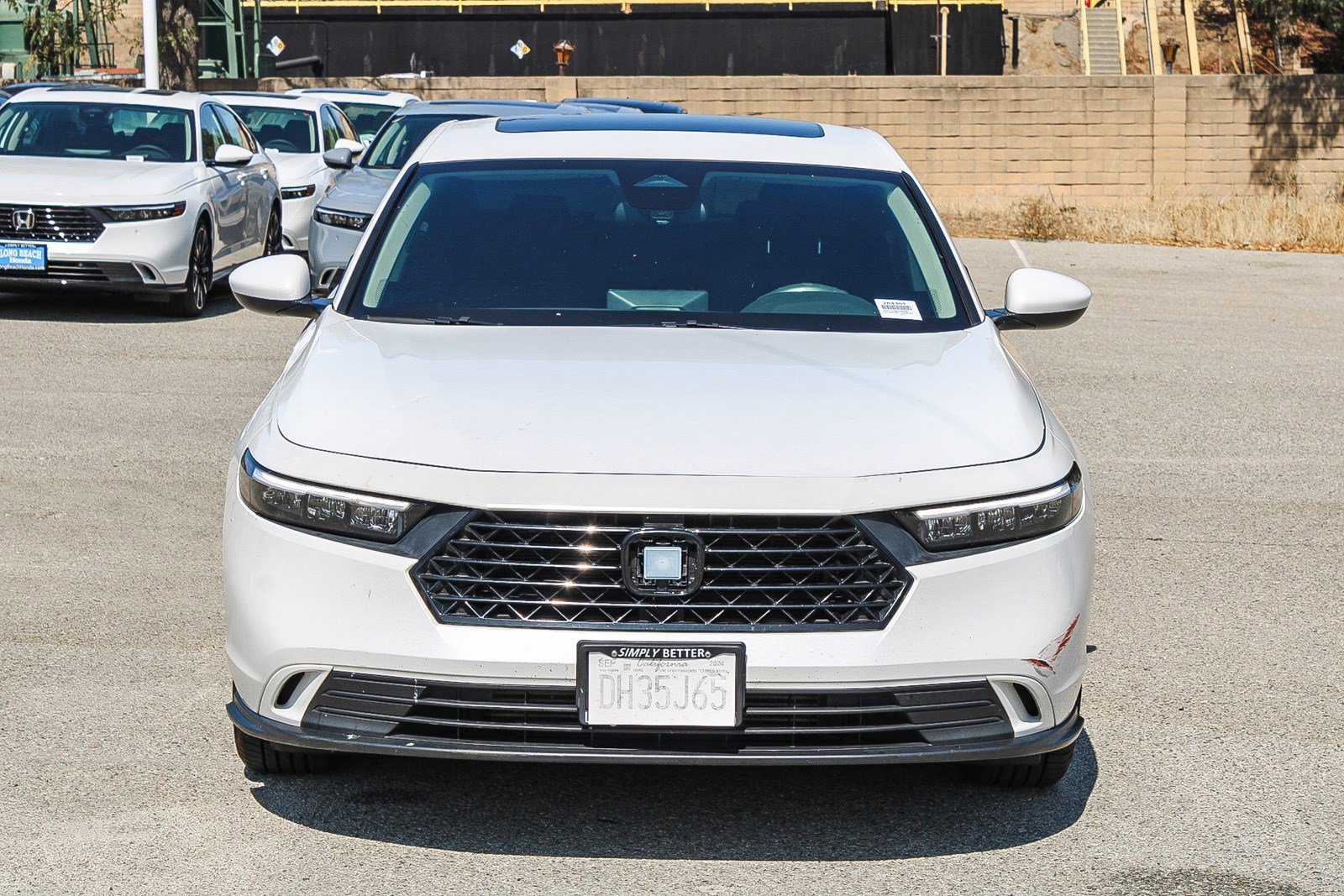 Certified Used 2024 Platinum White Pearl Honda EX image 2