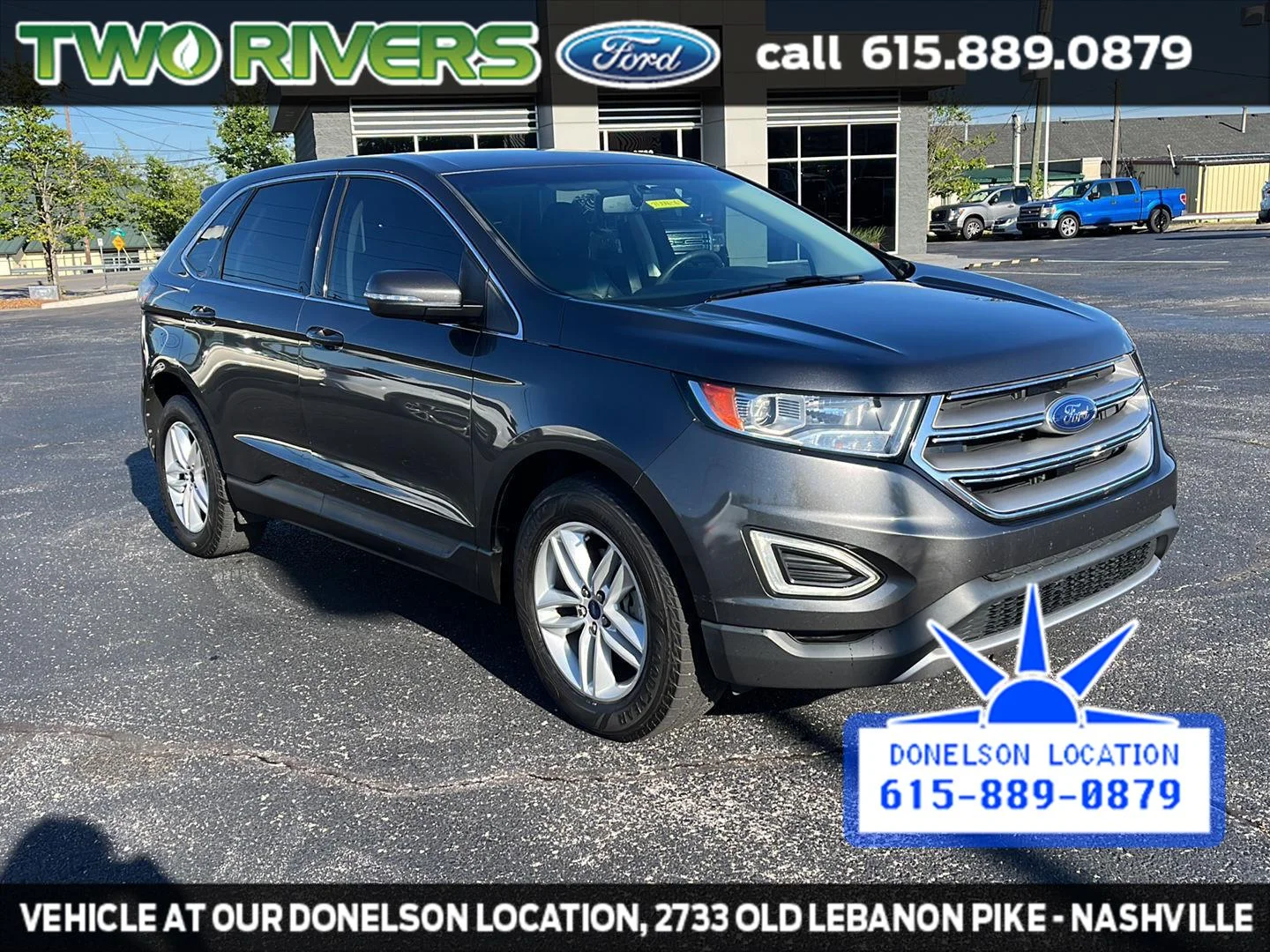 Used 2017 Ford Edge SEL with VIN 2FMPK3J98HBC51846 for sale in Mt. Juliet, TN