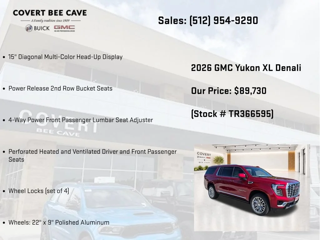 New 2026 Volcanic Red Tintcoat GMC Denali image 19