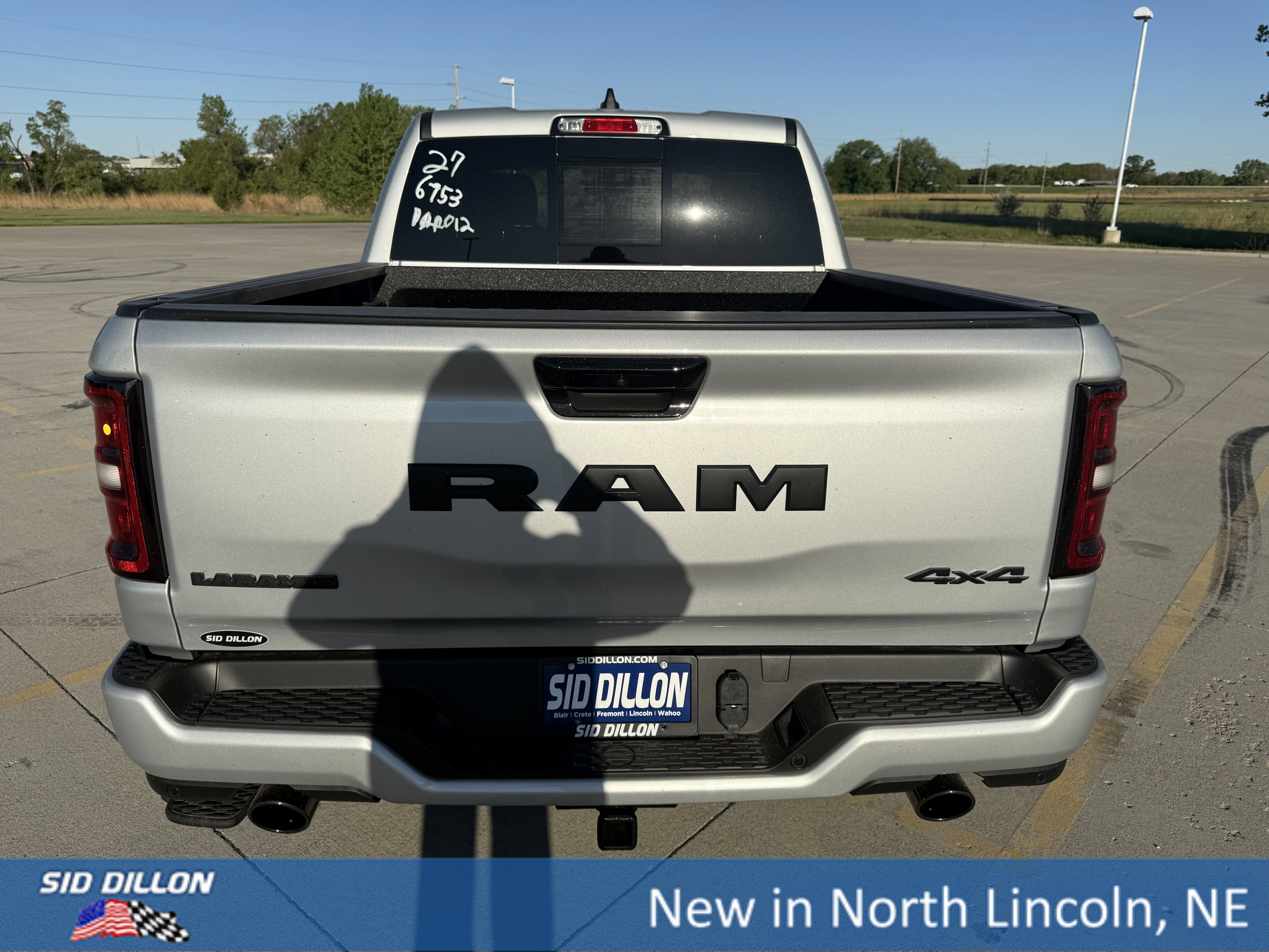 New 2026 Silver Zynith Exterior Paint RAM Laramie image 4