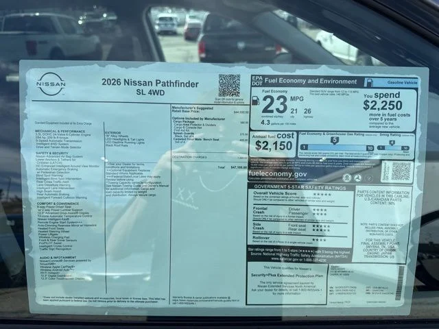 New 2026 Gun Metallic Nissan SL image 45