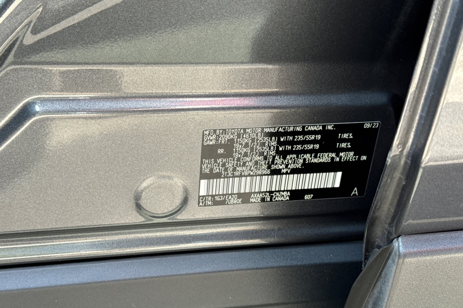 Used 2023 Gray Toyota XLE Premium image 36