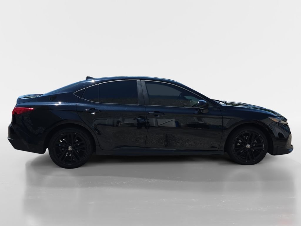Used 2025 Midnight Black Metallic Toyota SE image 3