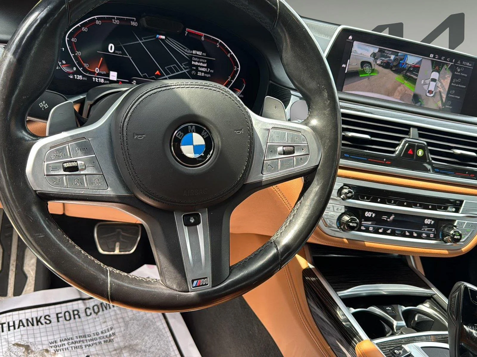 Used 2021 Mineral White Metallic BMW 750i xDrive image 13