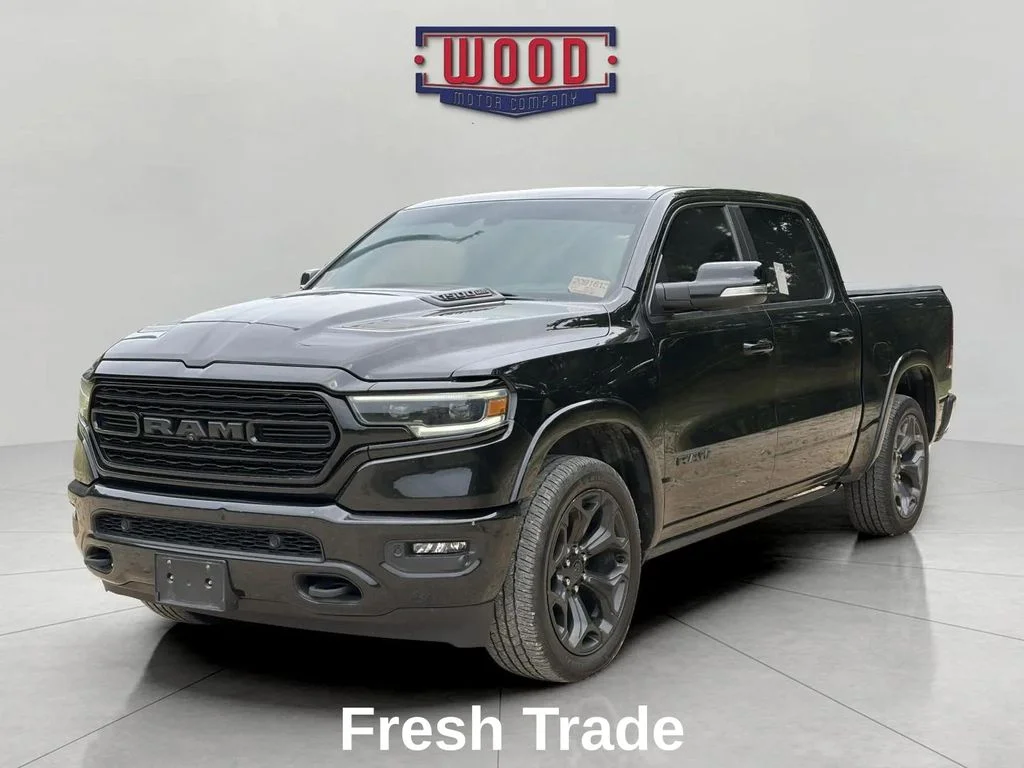 Used 2021 Diamond Black Crystal Pearlcoat Ram Limited image 3