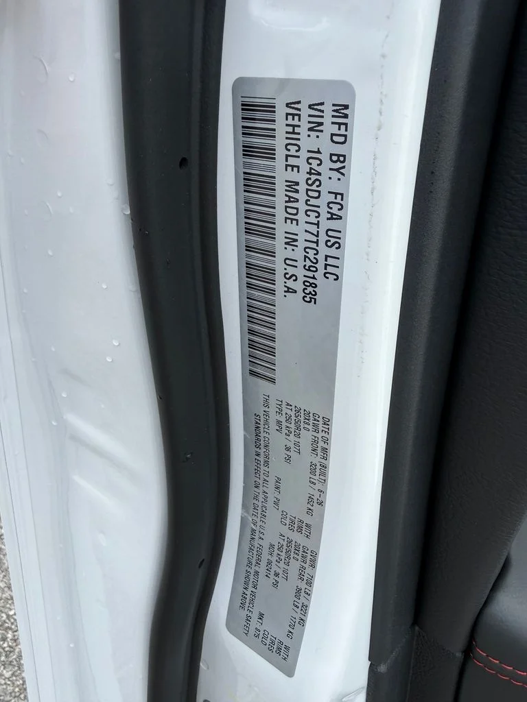 New 2026 White Knuckle Clearcoat Dodge GT Plus HEMI V8 image 26
