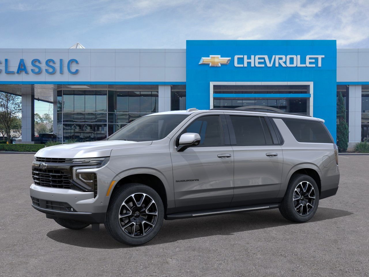 2026 Chevrolet Suburban RST Gray at Classic Elite Chevrolet Sugar Land