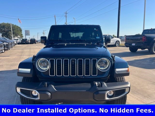 Used 2025 Fathom Blue Pearlcoat Jeep Sahara image 2