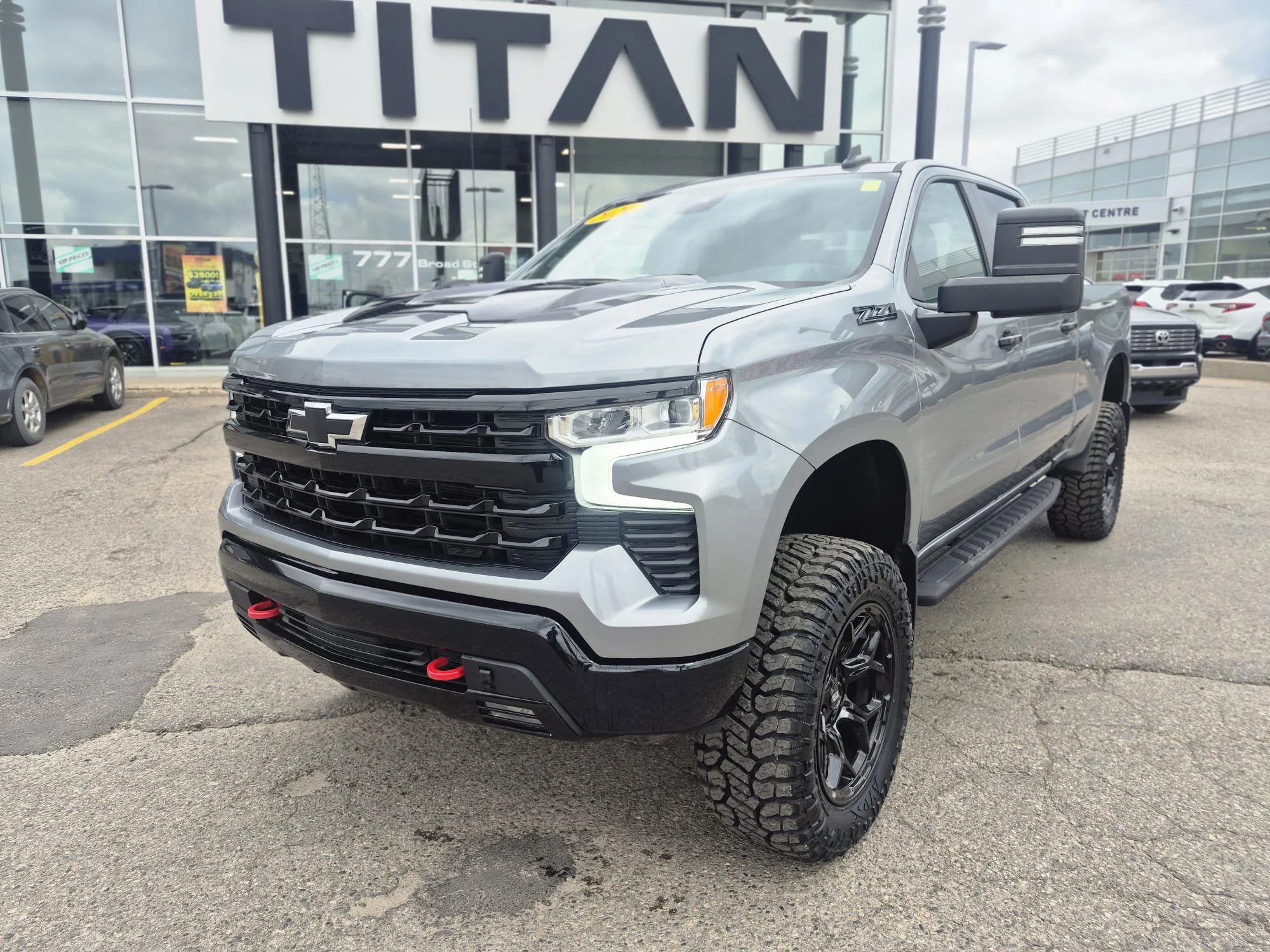 Certified Used 2024 Sterling Grey Metallic Chevrolet LT Trail Boss 4WD*4 Inch Lift | Custom Wheels | 35in Tires | Htd Seats | 6ft Box | Tow Pkg image 3
