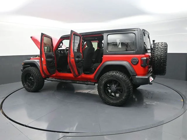 Used 2018 Red Jeep Unlimited Sport image 42