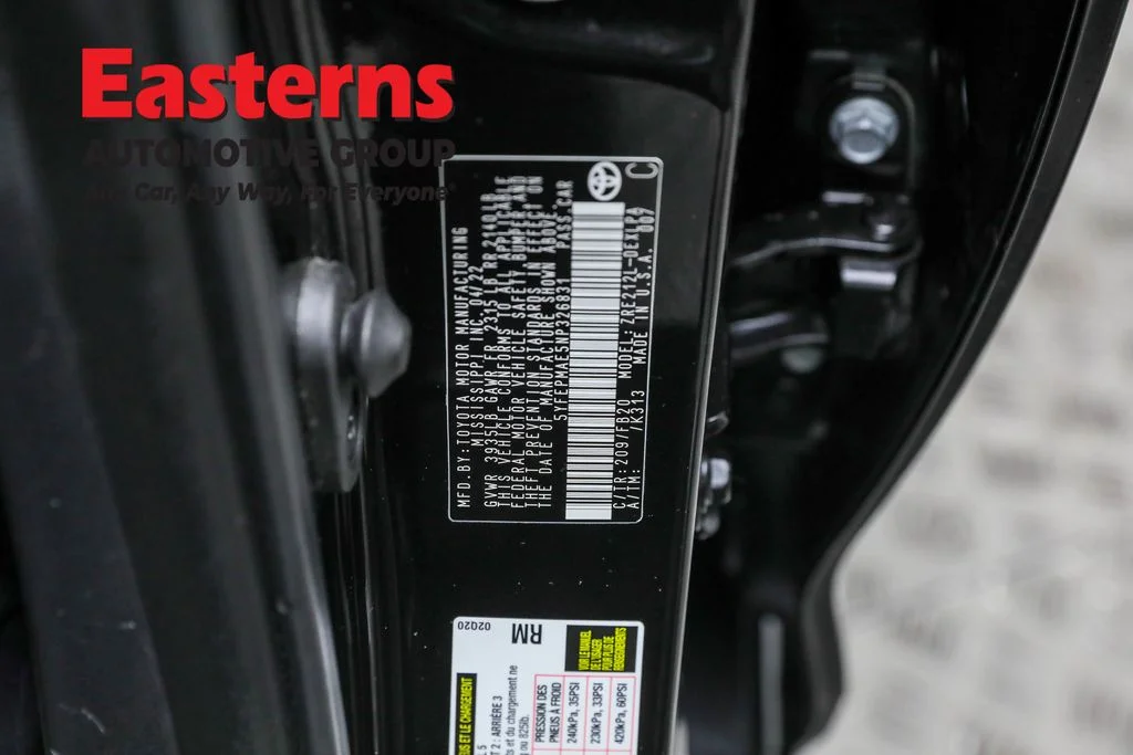 Used 2022 Black Toyota LE image 32