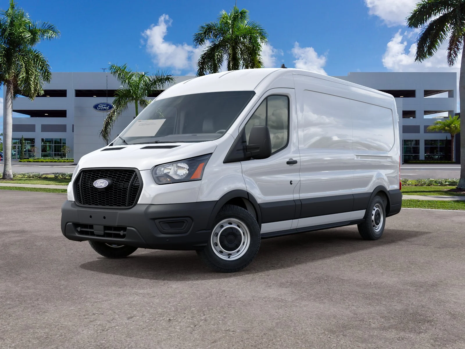 New 2027 Oxford White Ford Cargo Van image 2