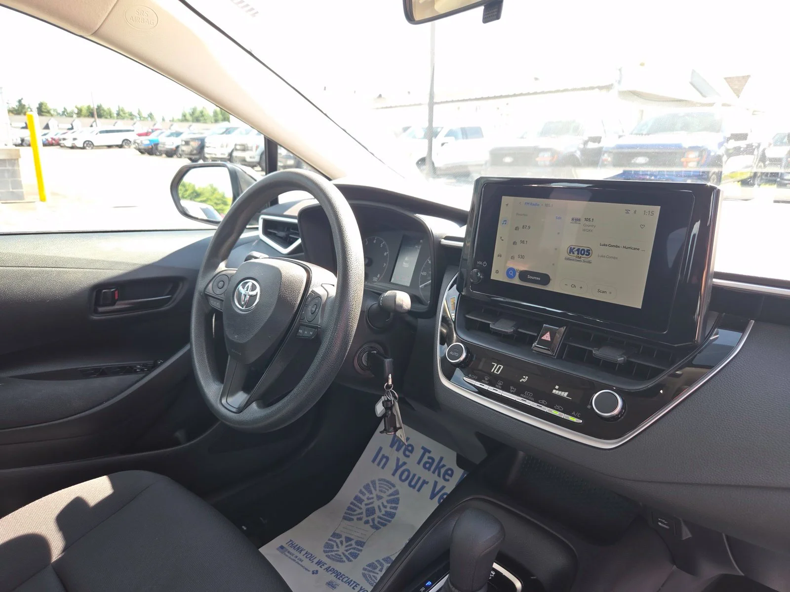 Used 2025 Black Toyota LE image 30