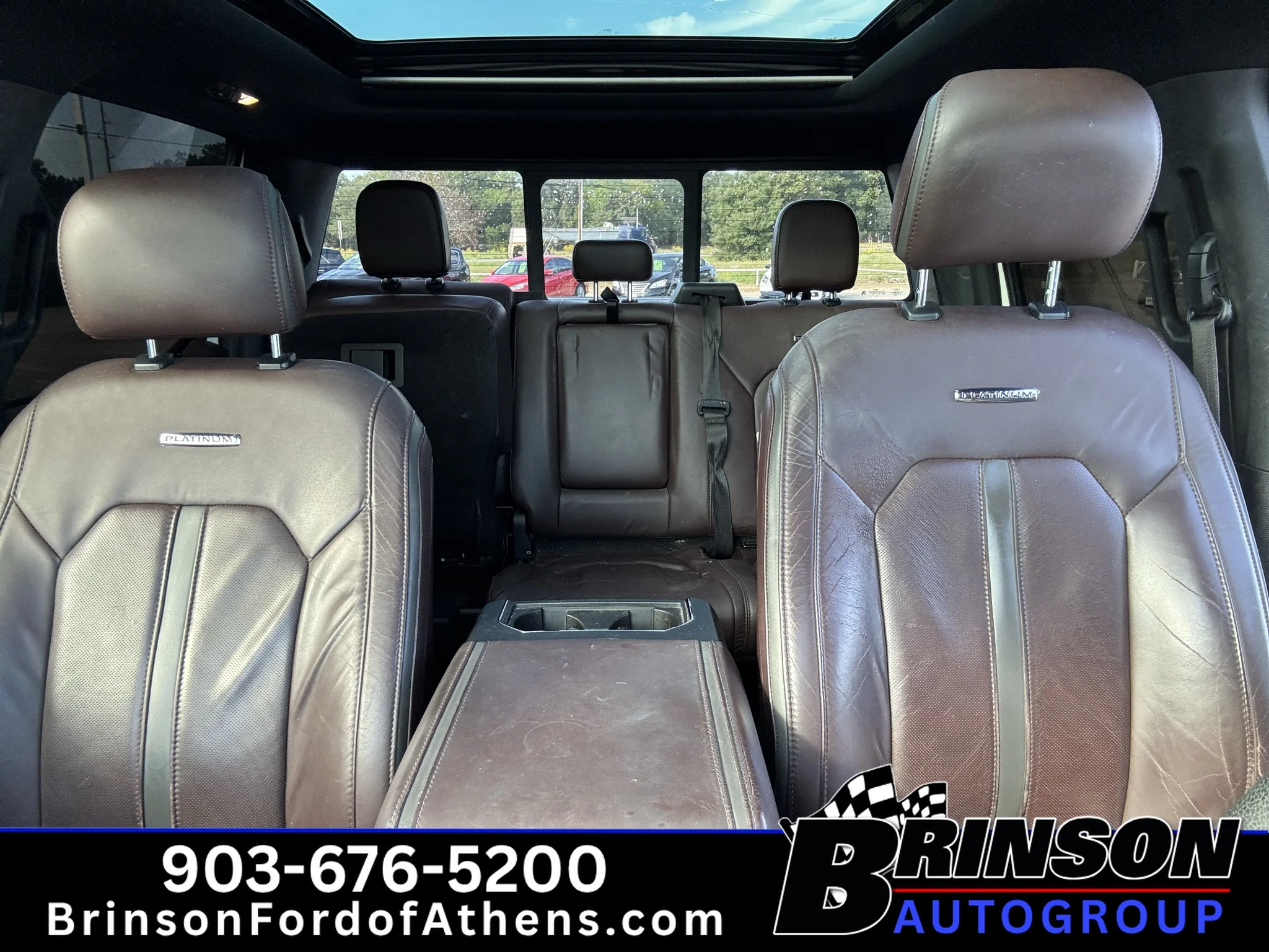 Used 2015 White Platinum Metallic Tri-Coat Ford Platinum image 18