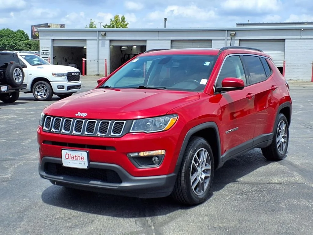 Certified Used 2020 Red Jeep Latitude image 2