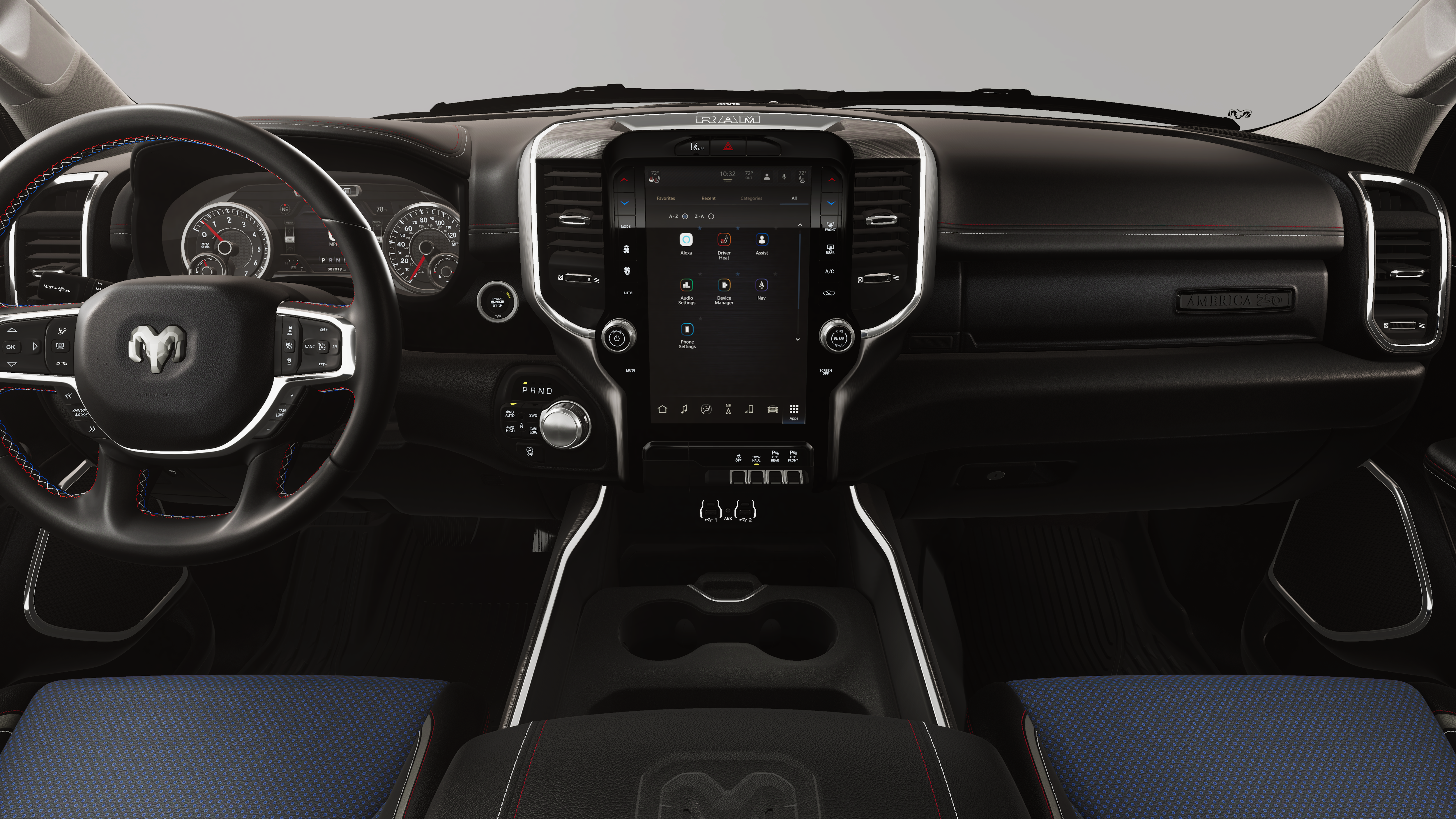 New 2026 Hydro Blue Pearl-Coat Exterior Paint RAM LARAMIE image 6