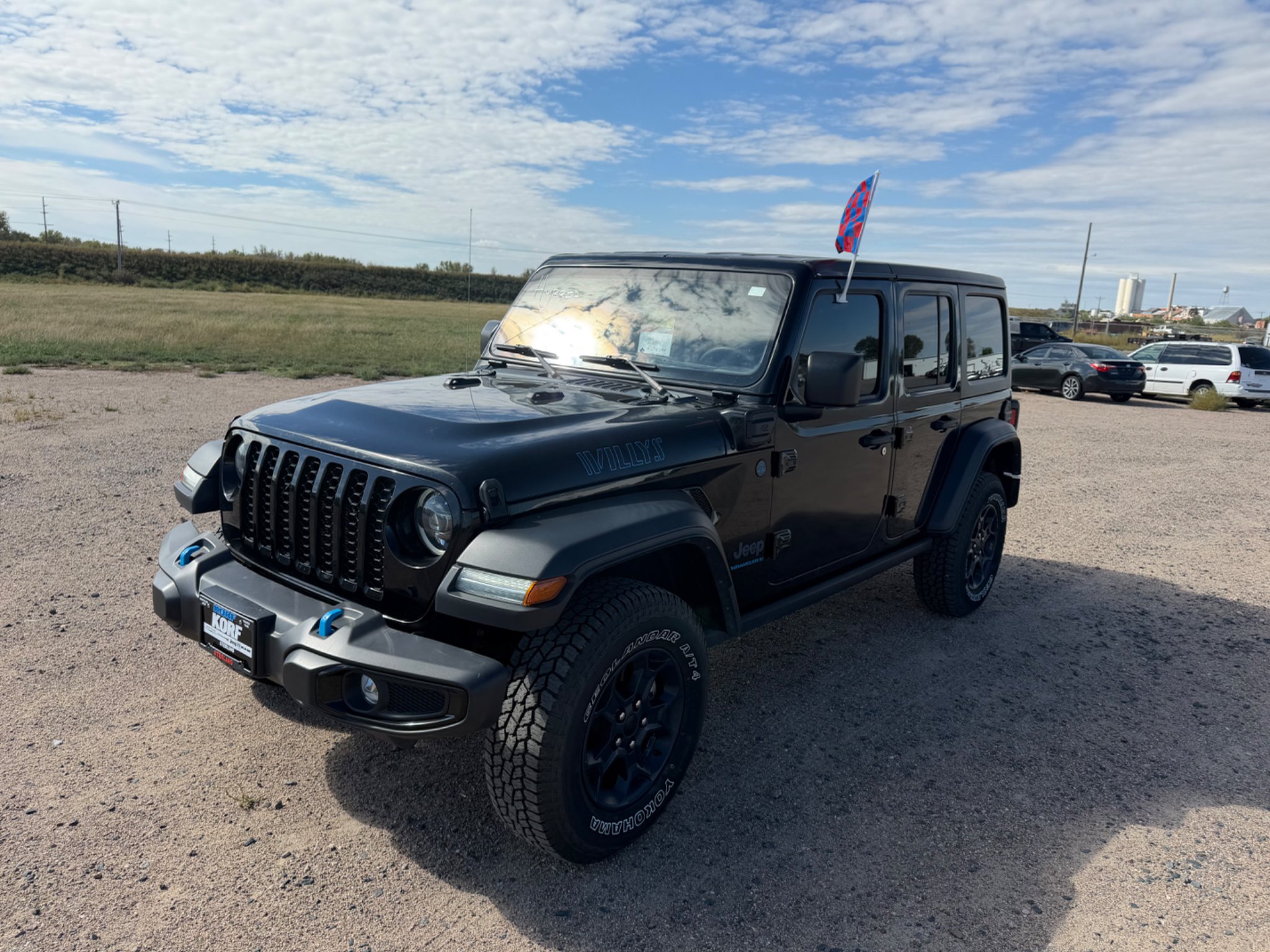 Used 2023 Black Clearcoat Jeep Willys image 1