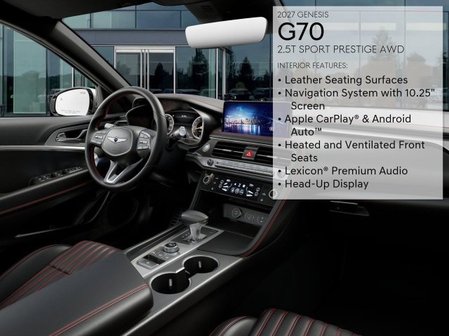 New 2027 White Genesis 2.5T Sport Prestige image 17