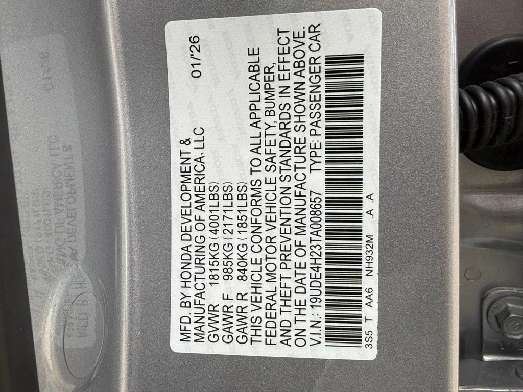 Certified Used 2026 Solar Silver Metallic Acura Base image 28