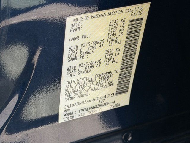 Used 2010 Blue Nissan Titanium image 22