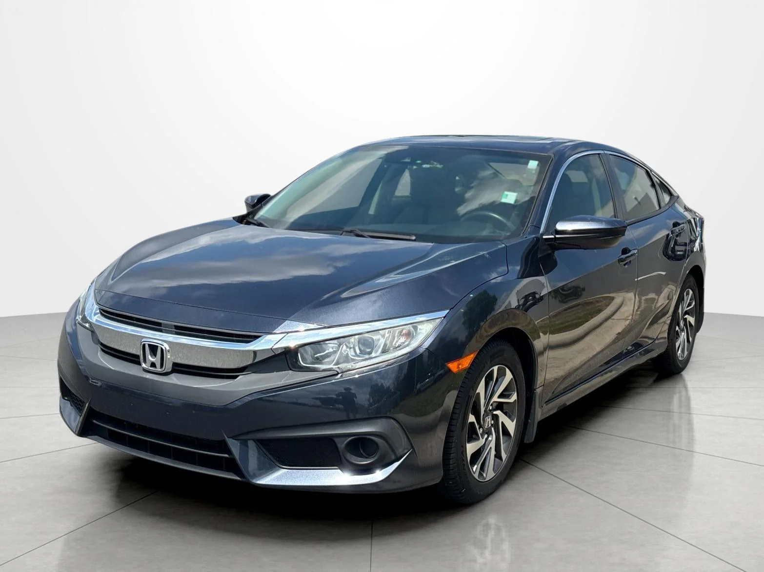 Used 2018 Cosmic Blue Metallic Honda EX image 1