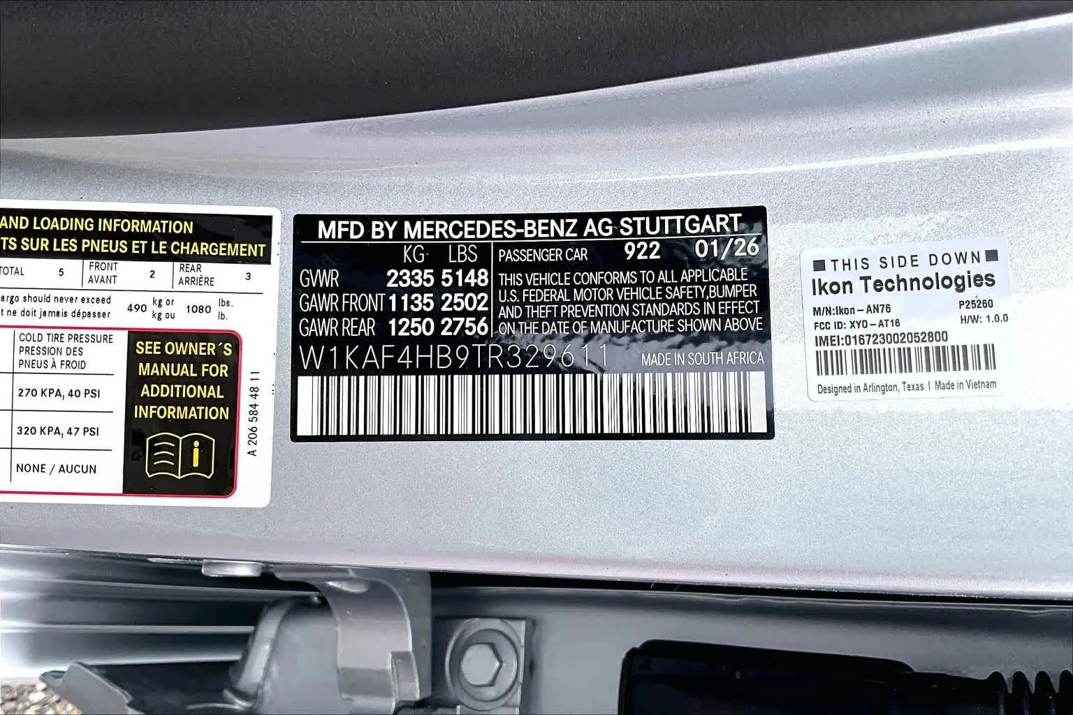 New 2026 Cirrus Silver Metallic Mercedes-Benz C 300 image 13