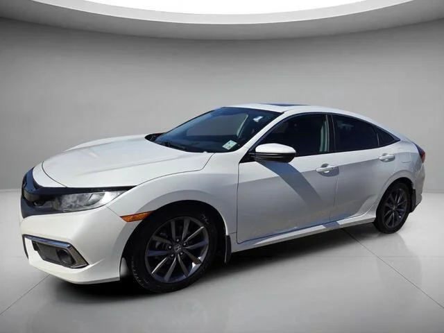 Certified Used 2020 Platinum White Pearl Honda EX image 9