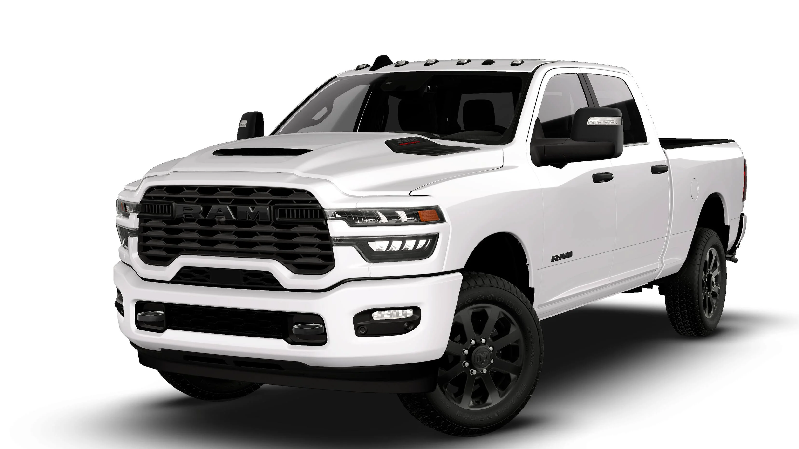 New 2026 Bright White Clear-Coat Exterior Paint RAM BIG HORN image 27