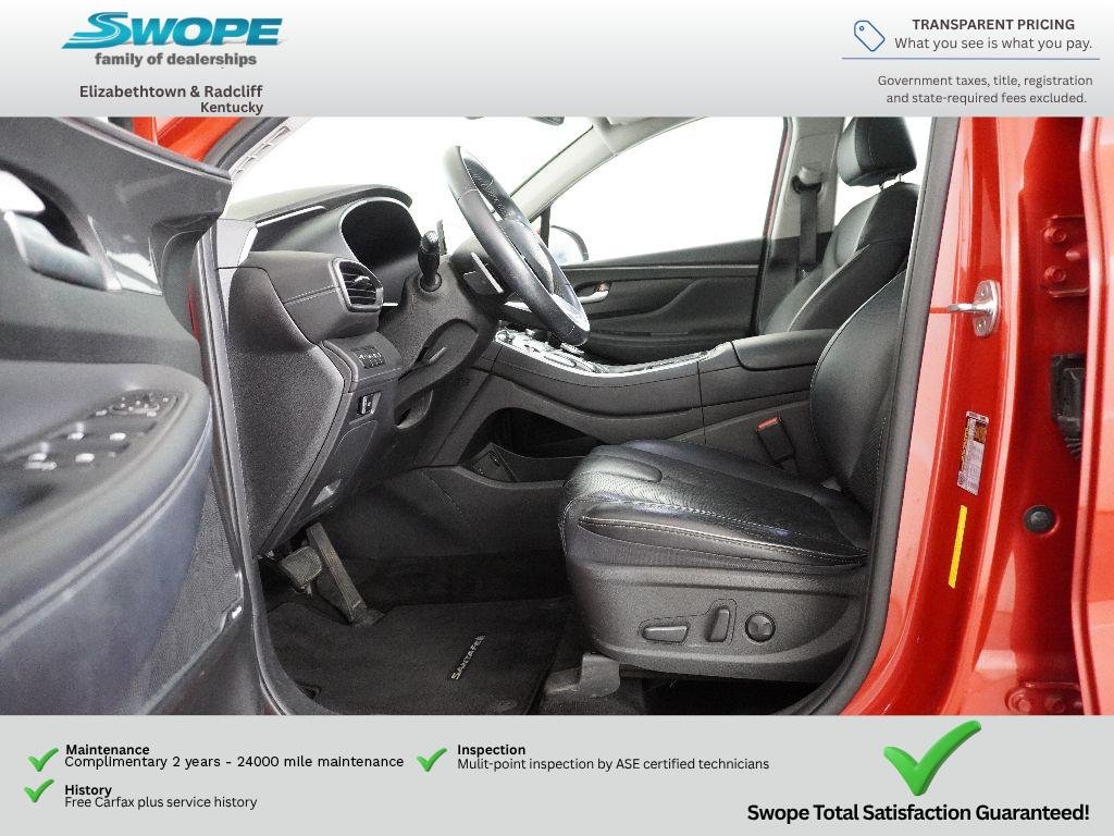 Used 2022 Calypso Red Hyundai SEL image 13